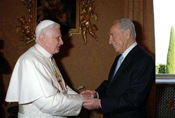 ShimonPeresandBenedictpope