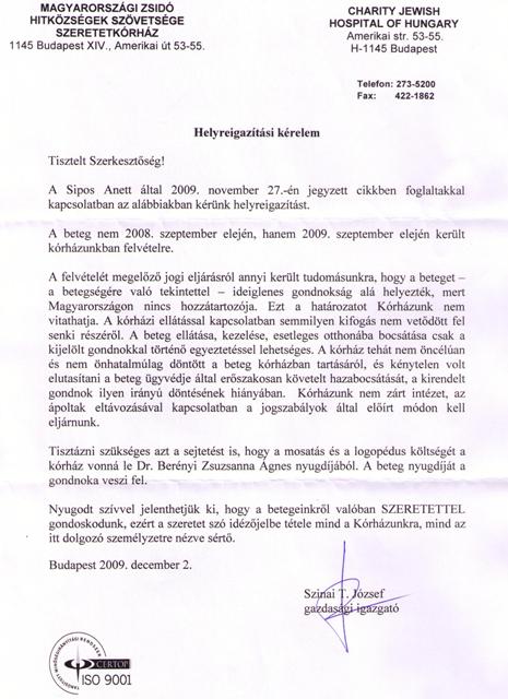 szeretet kórház helyreigazit.jpg