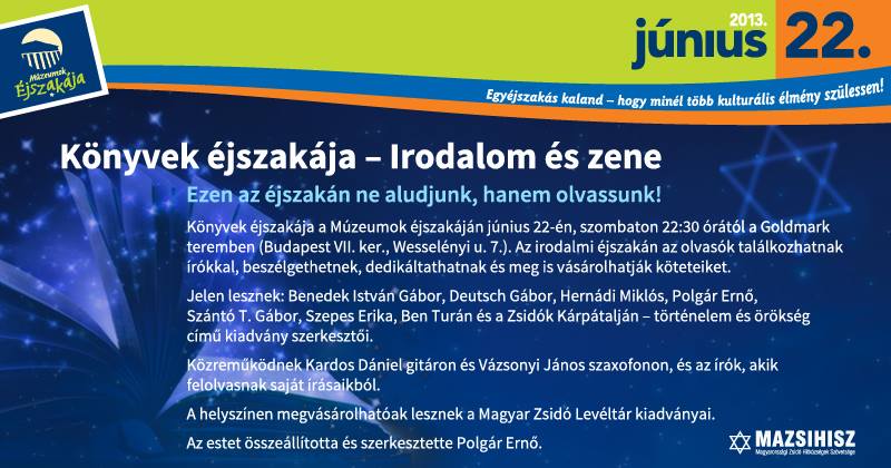 Könyvek éjszakája
