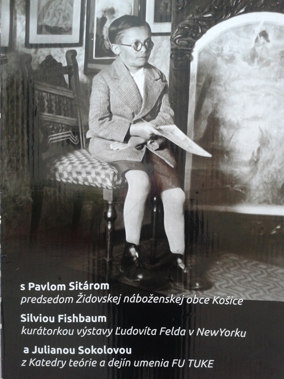 A Ludovit Feldről szóló kiállítás plakátja