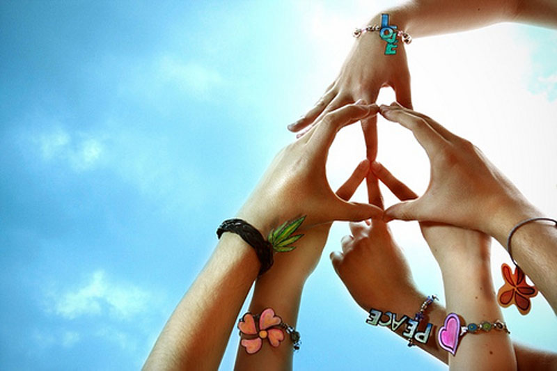 Peace-hands