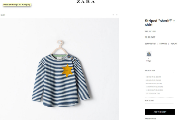 Zara póló