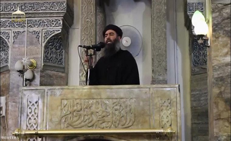 Still image taken from video of a man purported to be the reclusive leader of the militant Islamic State Abu Bakr al-Baghdadi making what would be his first public appearance at a mosque in Mosul