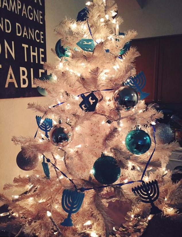 Hanukkah bush