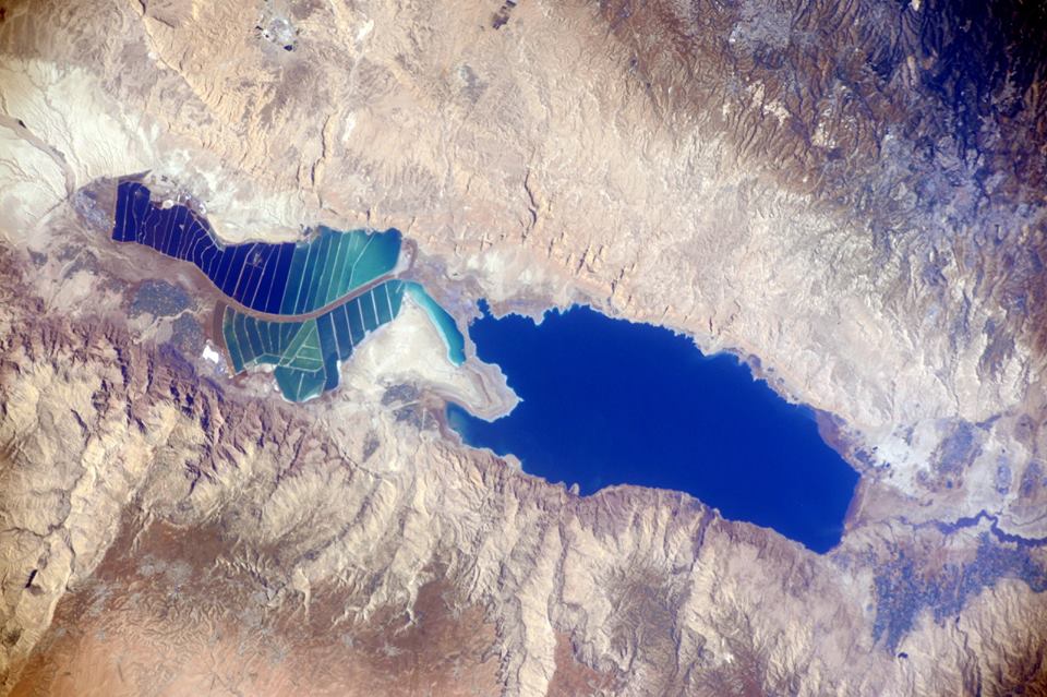 Izrael december 24-én (fotó NASA Barry Wilmore) 2