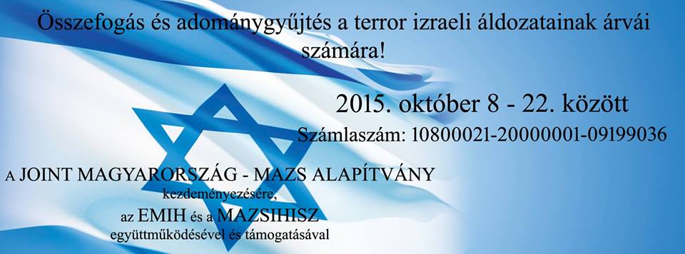Adománygyűjtés a terror áldozatainak