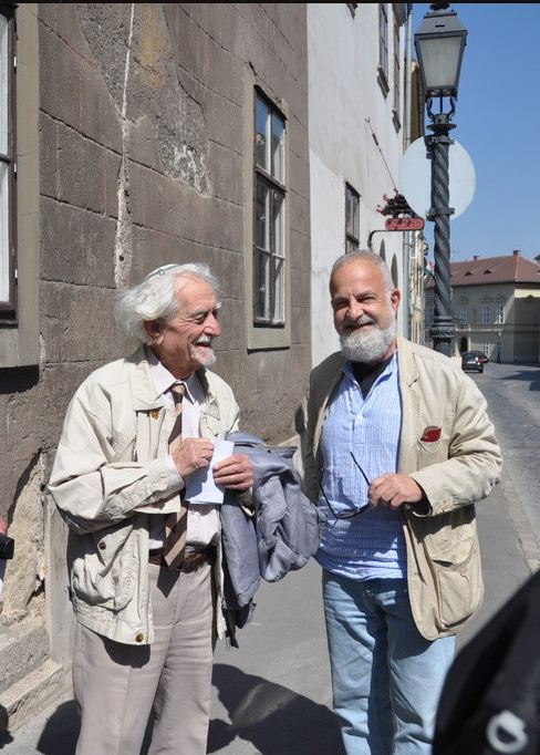 2 - Yossy Ben-Nun és Deák Gábor a helyszínen