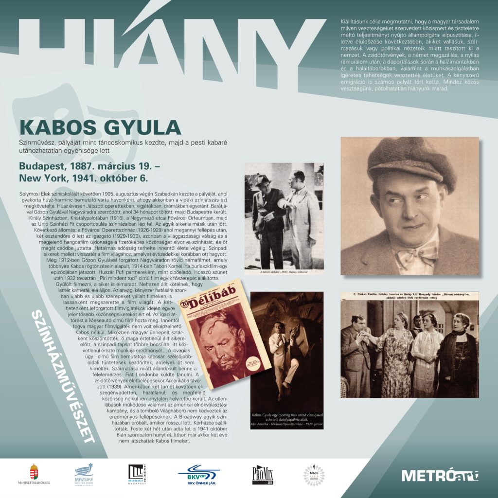 hiany tablo kabos