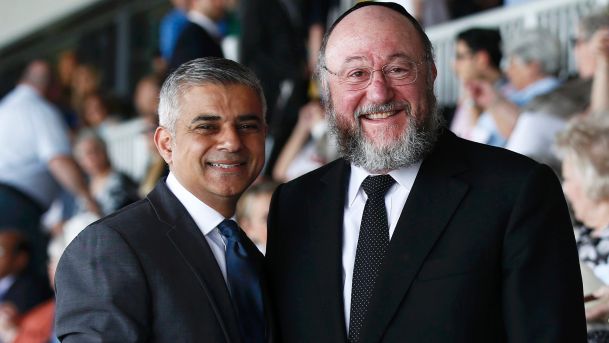 Sadiq Khan and chief rabbi