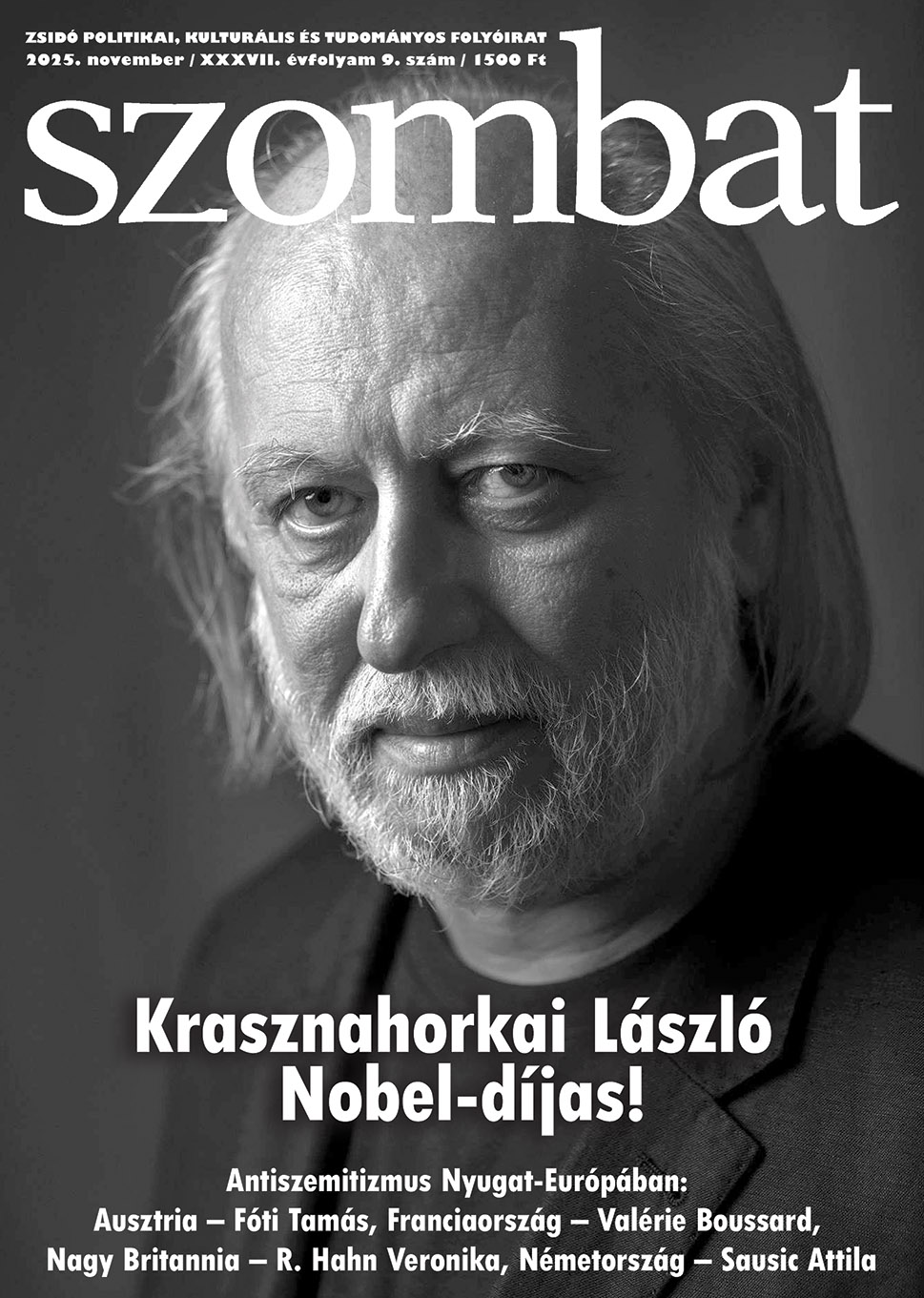 Megjelent a Szombat novemberi száma!